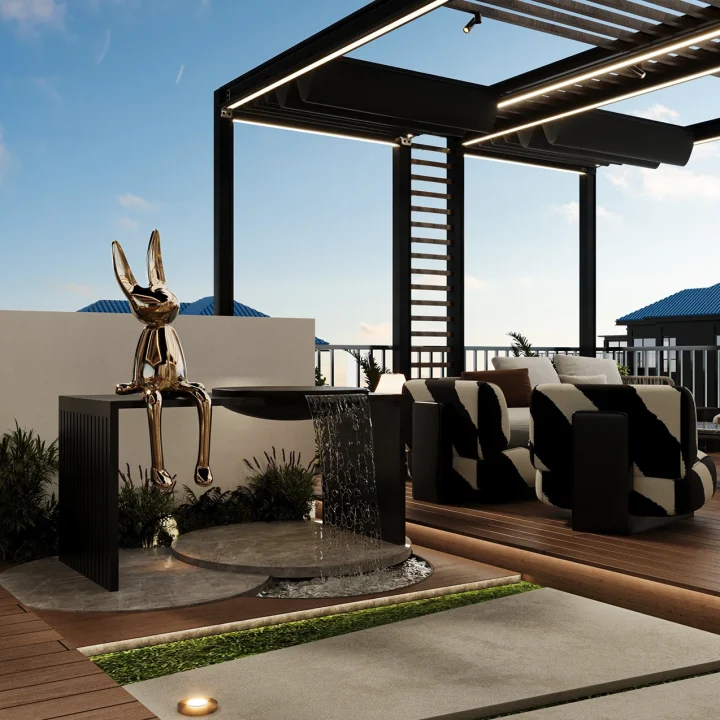 ROOF DESIGN - PALM HILLS Sera Interior Design Egypt