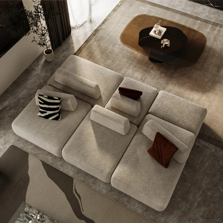 LUXURIOUS RECEPTION - PALM HILLS Sera Interior Design Egypt