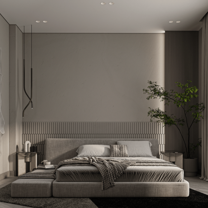 MASTER BEDROOM - Madinaty Sera Interior Design Egypt