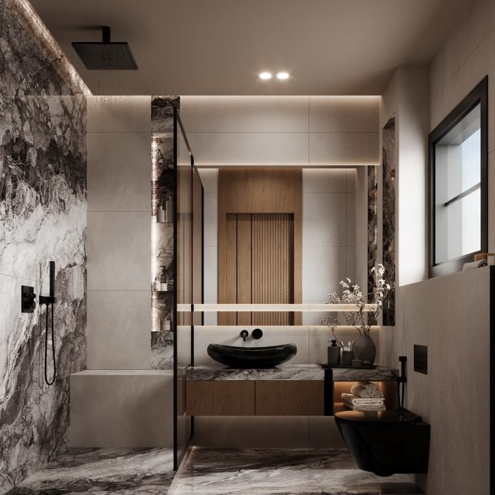 Main Bathroom Design | Sera Interior Design Egypt