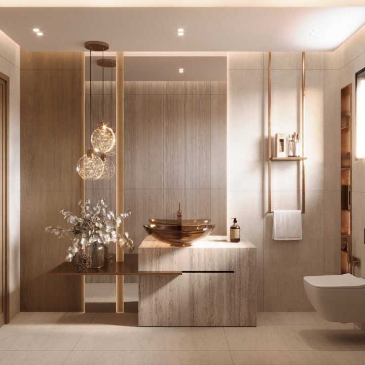 geust bathrrom- Green 6 Sera Interior Design Egypt