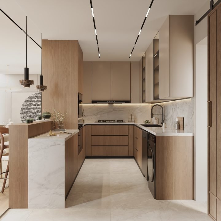 Kitchen- Green 6 Sera Interior Design Egypt