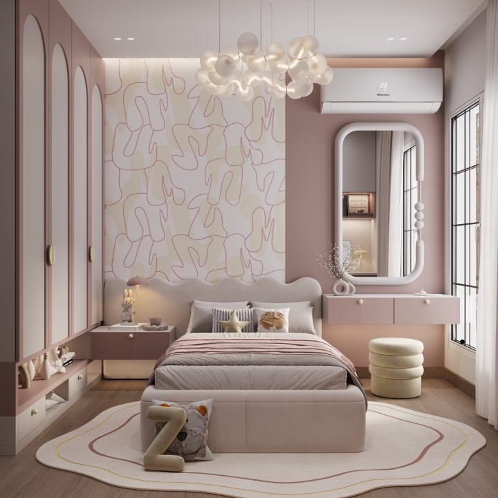 girl bedroom- Green 6 Sera Interior Design Egypt