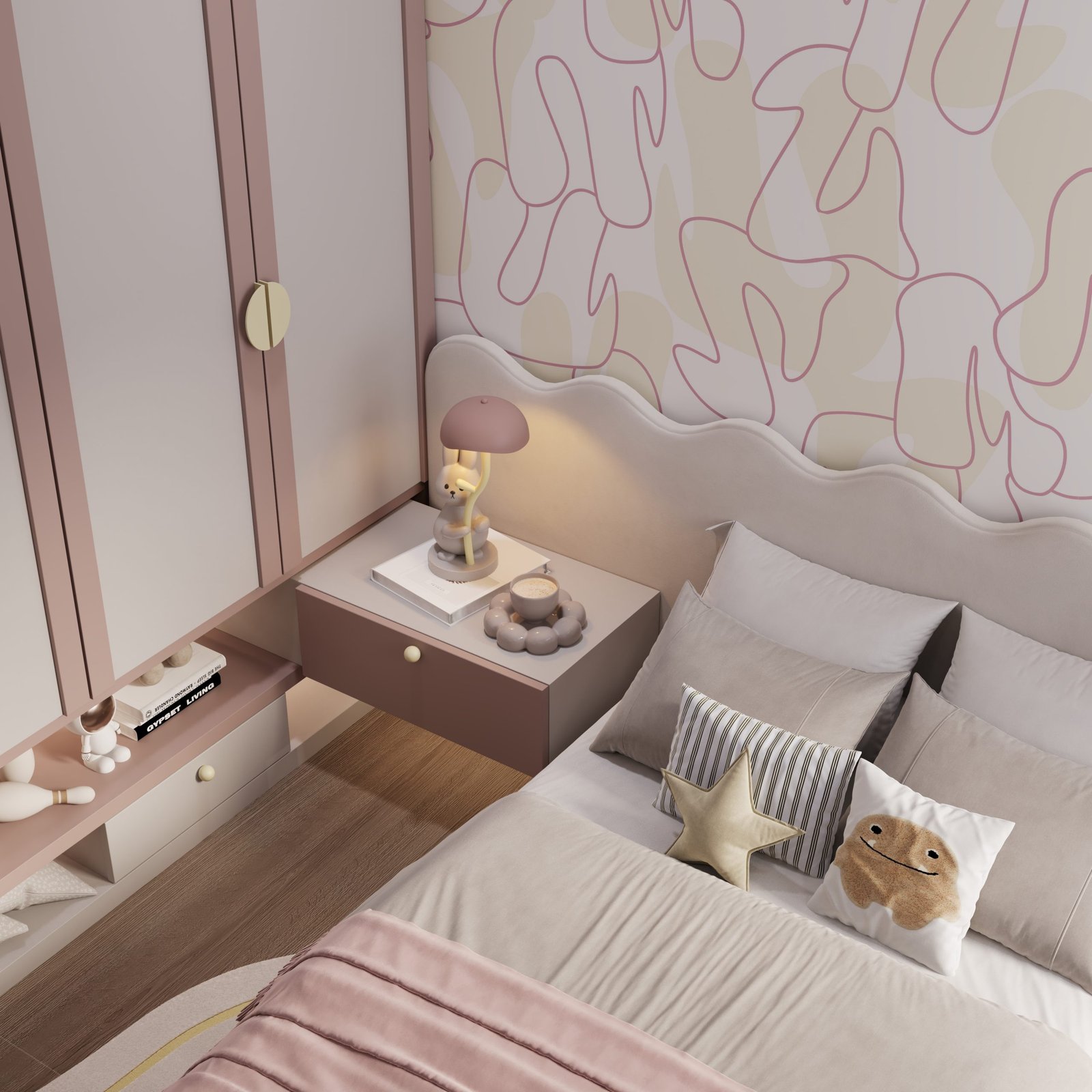 girl bedroom- Green 6 Sera Interior Design Egypt