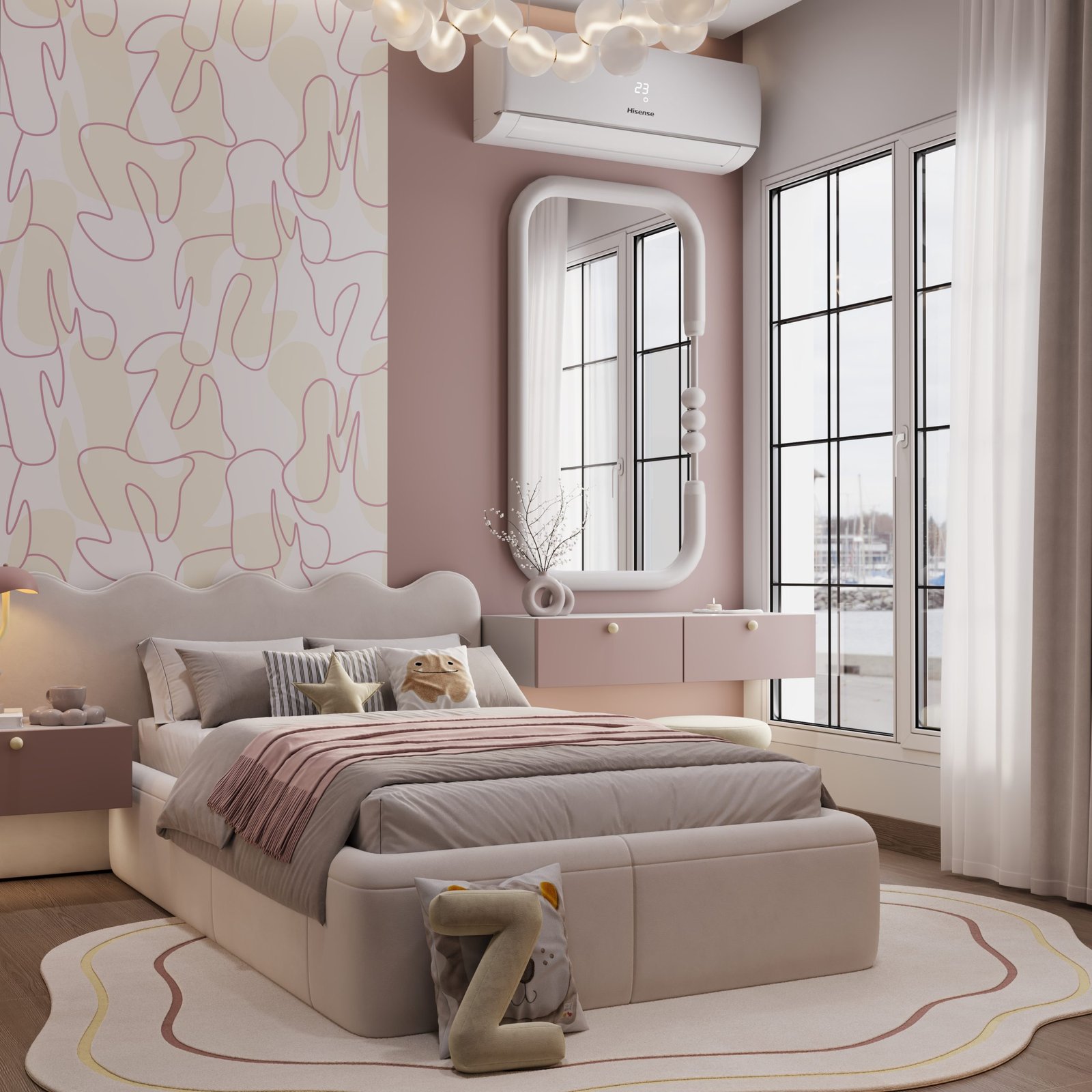 girl bedroom- Green 6 Sera Interior Design Egypt