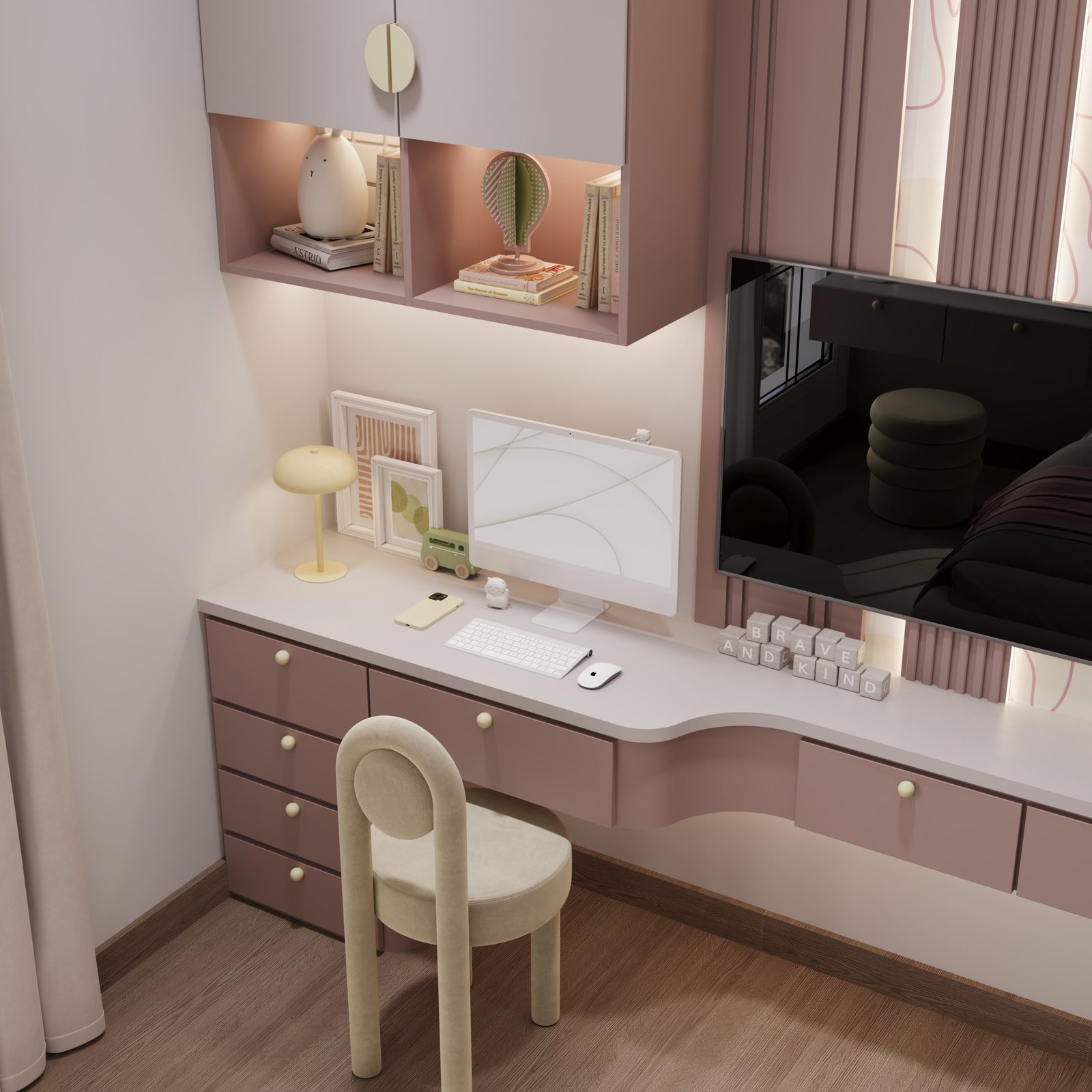 girl bedroom- Green 6 Sera Interior Design Egypt